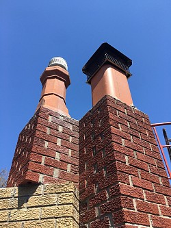 Transition stone and rebuild
